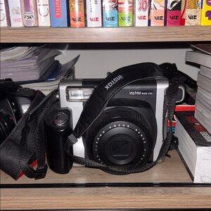 Fujifilm Instax Wide 300 Camera - Black and Silver